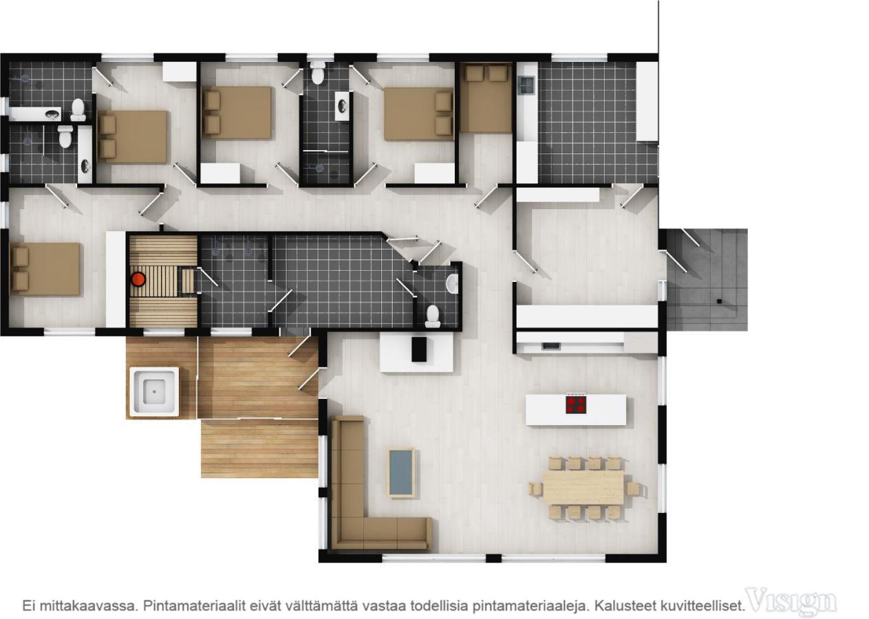 Levillas Kuppimaantie Villas Esterno foto